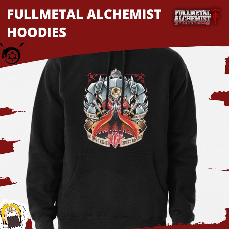 FULLMETAL ALCHEMIST HOODIES - Fullmetal Alchemist Shop